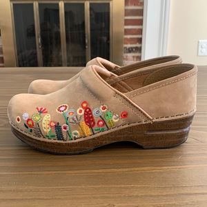 Dansko Embroidered Comfort Clog